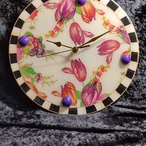 Clock art wall decor gift for parents personal gift special occasion housewarming