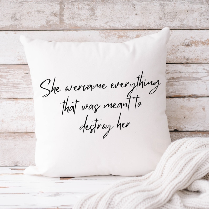 Women Empowerment Svg, She Overcame Everything Meant to Destroy Her Svg