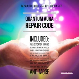 Quantum Aura protection repair Scalar Frequencies body  patch Energize  your aura realignment