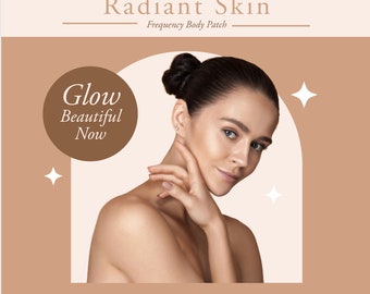 Radiant Glow Beautiful skin Scalar Frequency imprinted anti-aging Body patches 15 sound frequency women and men