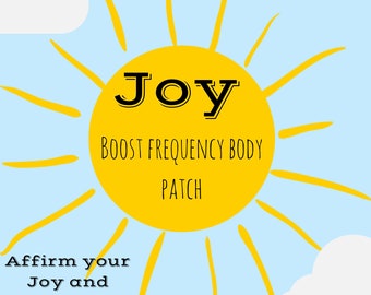 Joy mood boosting lift improve mood be happy light life wave scalar frequency quantum field  15 body patches great gift