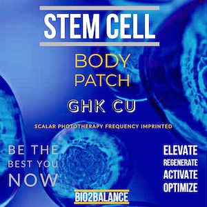 Stem Cell GHK Scalar Imprinting bekräftigende Licht Lebenswelle 15 Körper Patches bekräftigen dein besseres Du !! Affirmiere Deine Gesundheit JETZT
