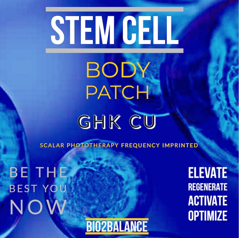 Stem Cell GHK CU Scalar Imprinting affirming light life wave 15 body patches affirm your better you Affirm your health NOW image 1