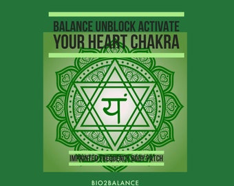 Heart Chakra unblock activate cleanse  heart chakra optimize heart chakra  heart chakra scalar quantum field Frequency 15 body patches