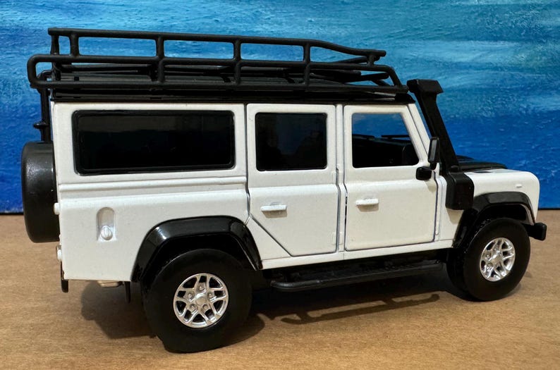 Land Rover Defender Diecast Model Car With Personalised Plates | 1:32 ...
