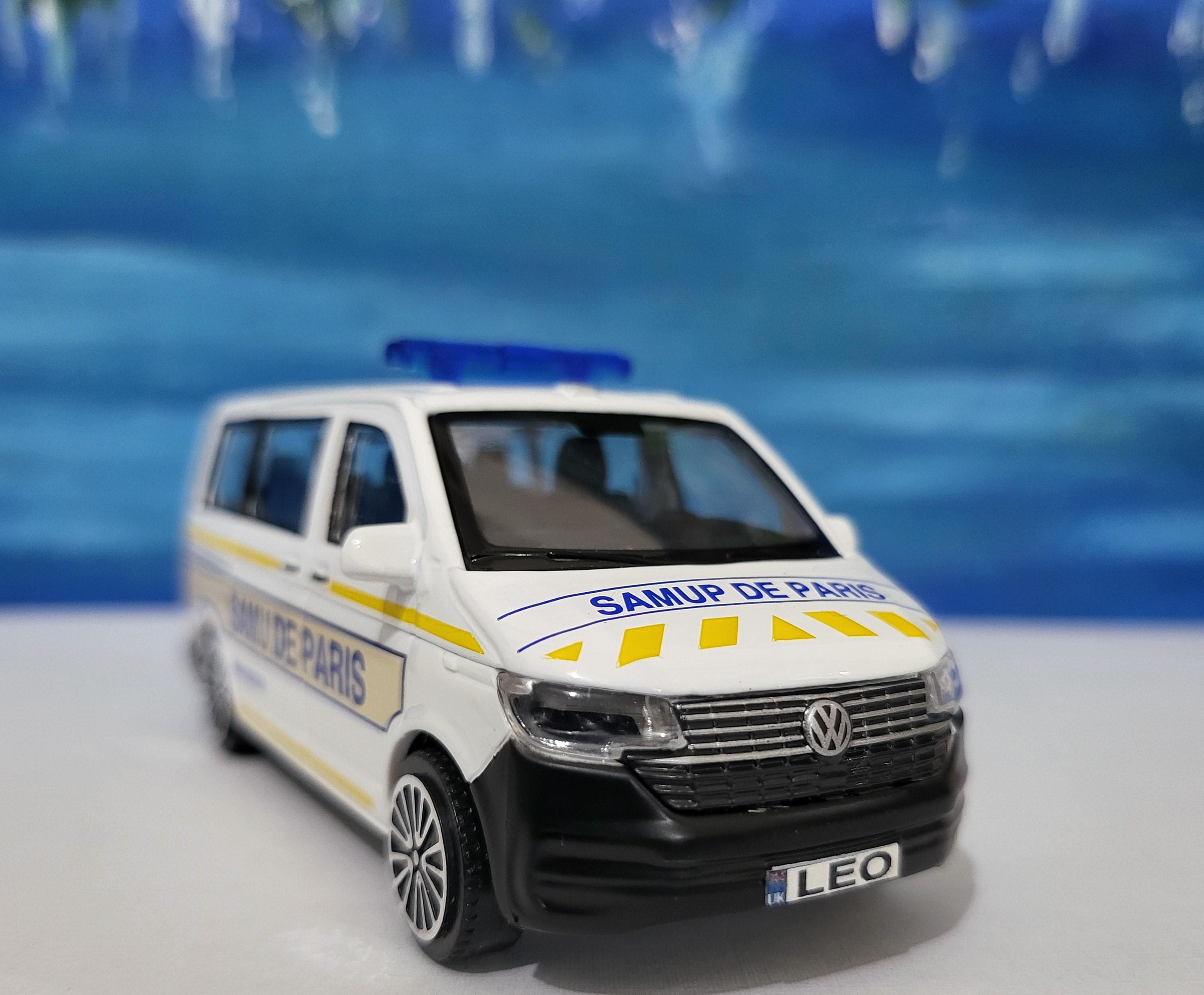 Miniature Volkswagen T6 1/87 Rietze .1 Pompiers Genève (CH) - Voiture