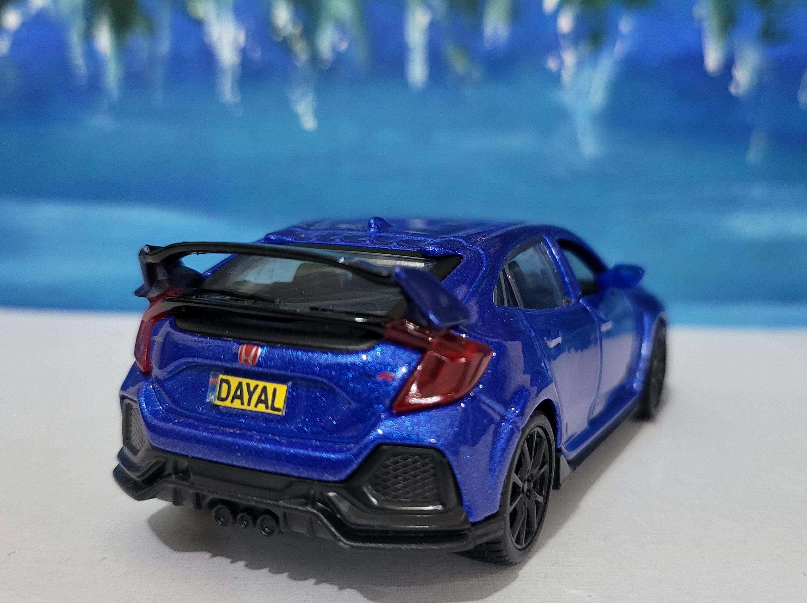 New Honda TYPE R Hatchback Model Car| Personalised Name Plate Diecast ...