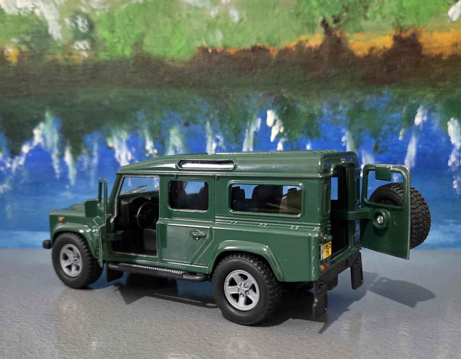 Defender Custom Gift Teamsterz Land Rover Defender Toy Car – HTI 1:34 Diecast Model With ...