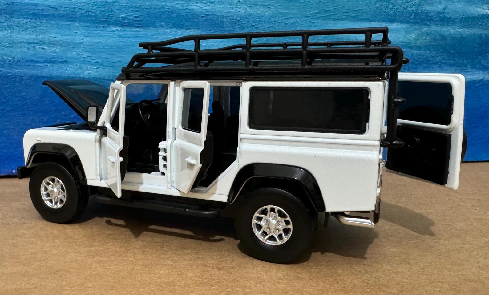 Land Rover Defender Diecast Model Car With Personalised Plates | 1:32 ...