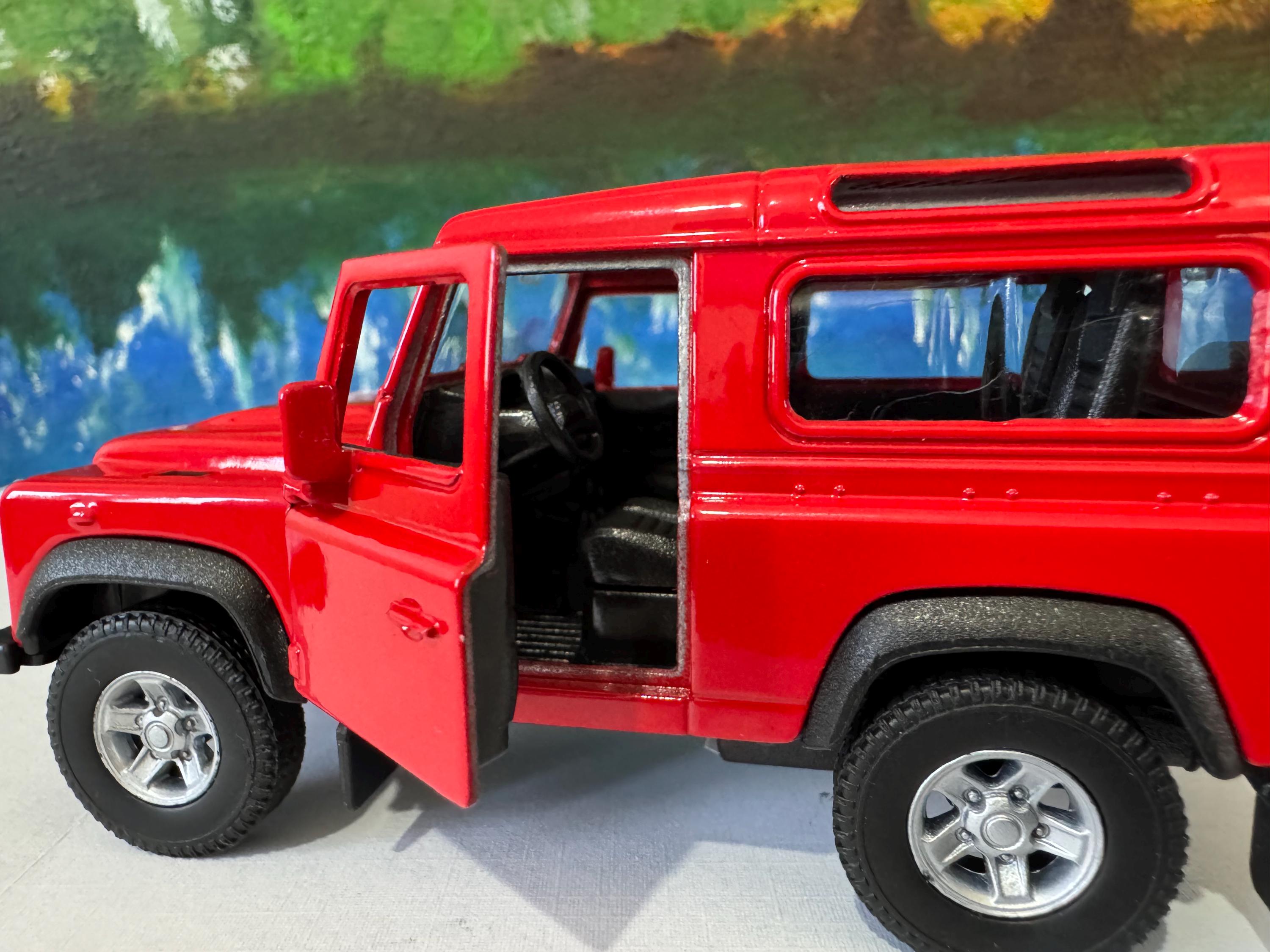 Defender Custom Gift PERSONALIZED TOY Name Plate - Land Rover Defender 1:36 Toy Car Model ...