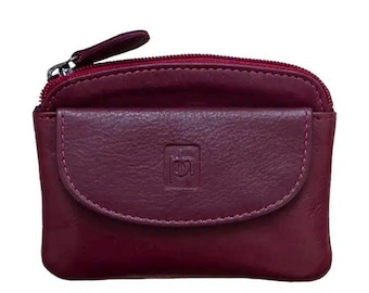 Portafoglio Donna In Vera Pelle Con Cerniera – Tasche, Portamonete E Portachiavi, Mini Marsupio