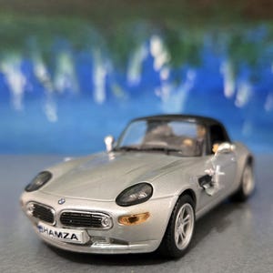 Personalized BMW Z8 Diecast Model Car: James Bond 007 Gift