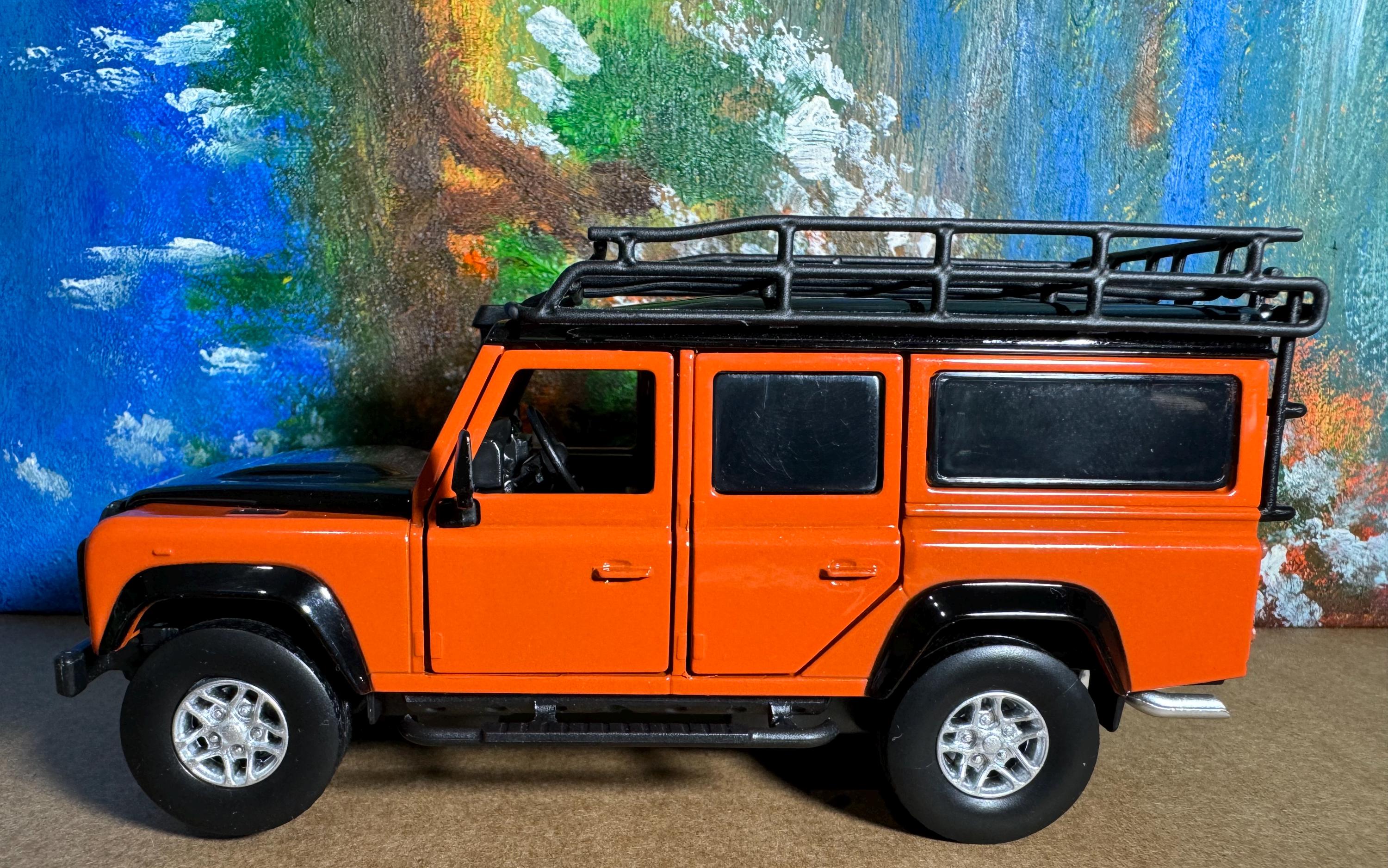 Land Rover Defender Diecast Model Car With Personalised Plates | 1:32 ...
