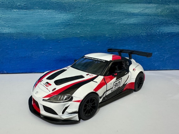 Toyota GR Supra Racing Concept 1:36 Diecast Car, White Livery