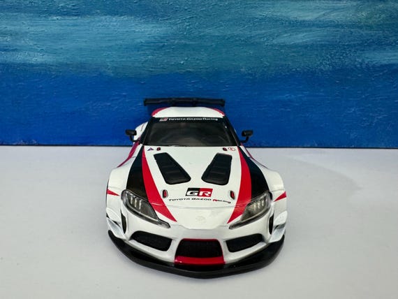 Toyota GR Supra Racing Concept 1:36 Diecast Car, White Livery