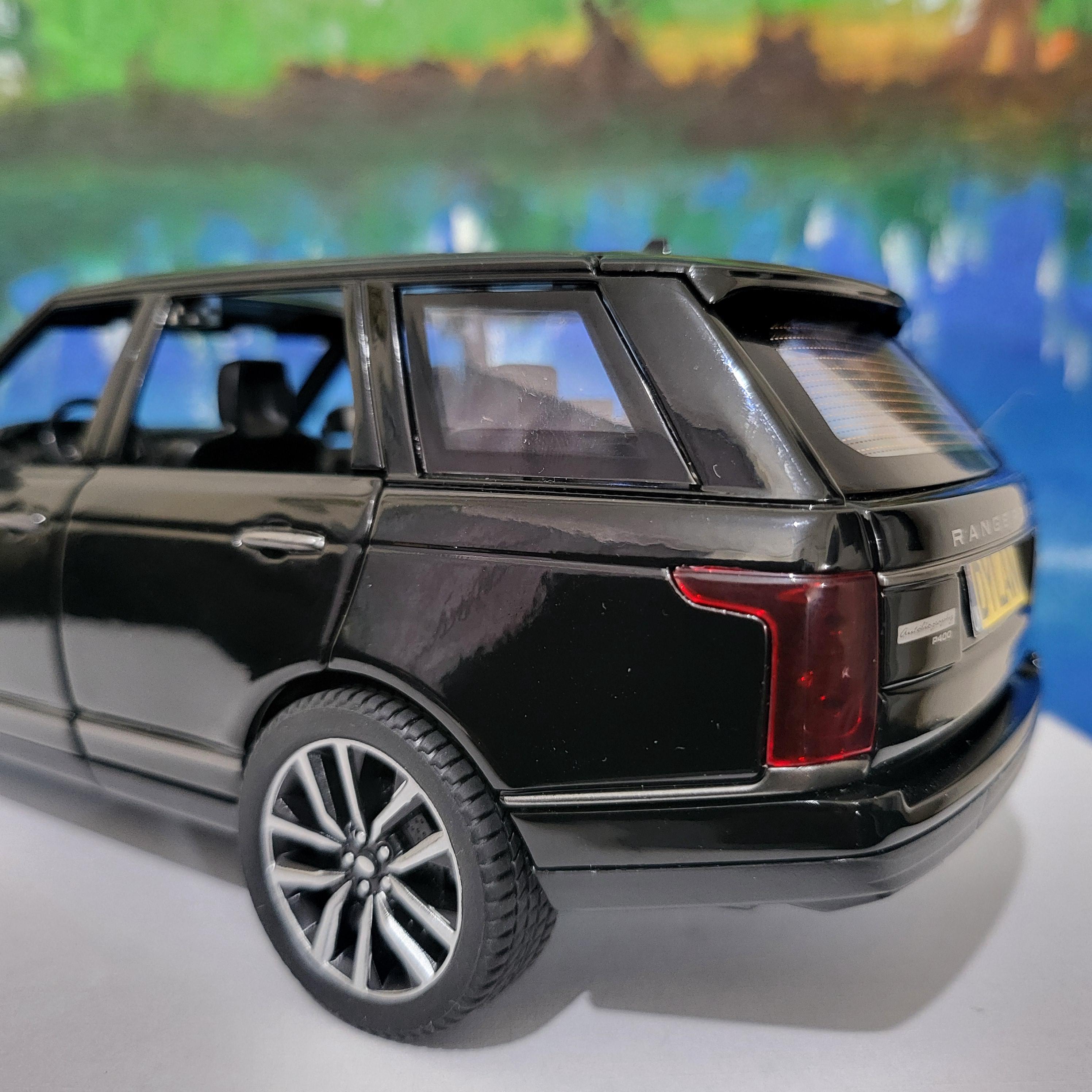 Range Rover Dad Range Rover 50th Anniversary 1:24 Black SUV Model Car – Personalized ...