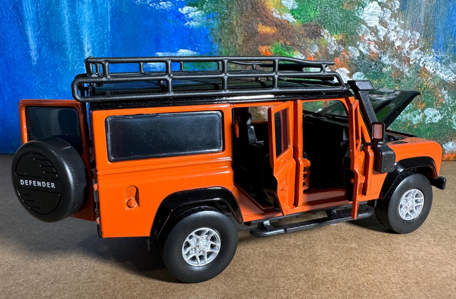 Land Rover Defender Diecast Model Car With Personalised Plates | 1:32 ...