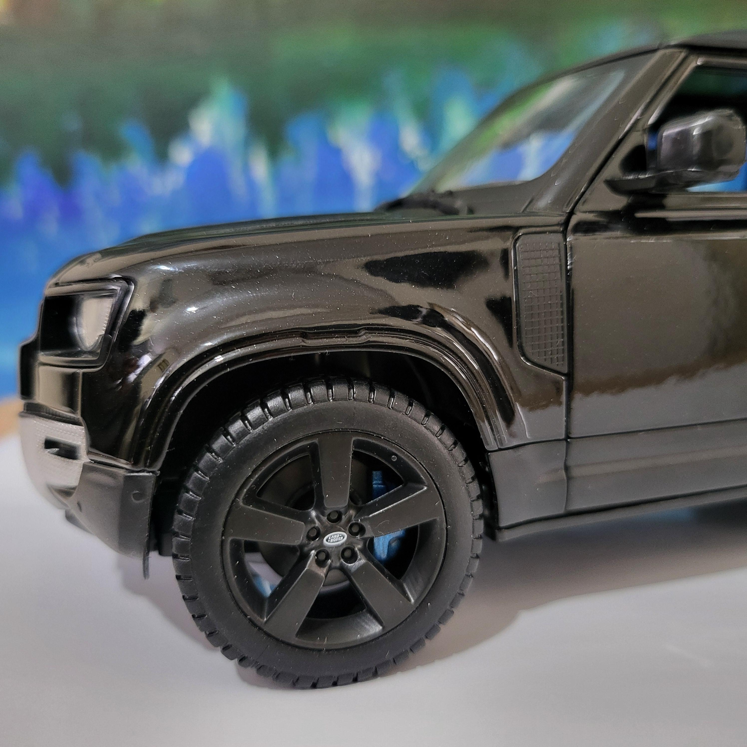 Defender Custom Gift Personalized Name Plate Land Rover Defender 110 Model Car Diecast 1:24 ...