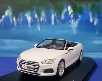 Audi A5 Cabriolet 1:43 Spark White - Etsy