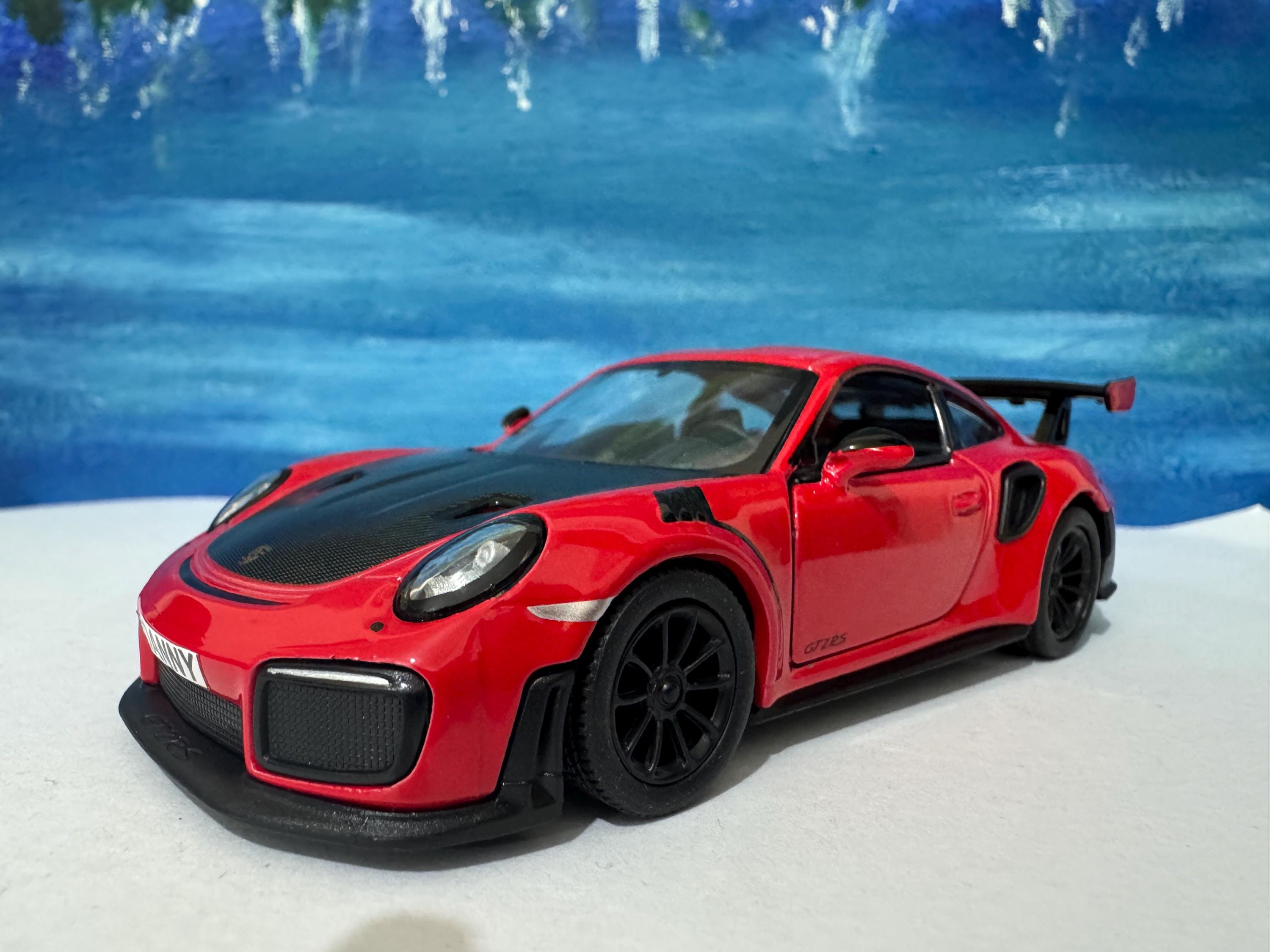 PERSONALISED PLATES Porsche GT - Carrera car Model uncle grandad boy girl dad mom brother birthday fathers day gift present Multiple Colours
