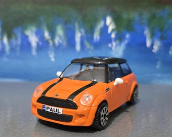 Mini Cooper New Mini Hatch, modello di auto in scala 1/38, auto pressofusa, auto da collezione pressofusa, modello pressofuso New Mini - Italia