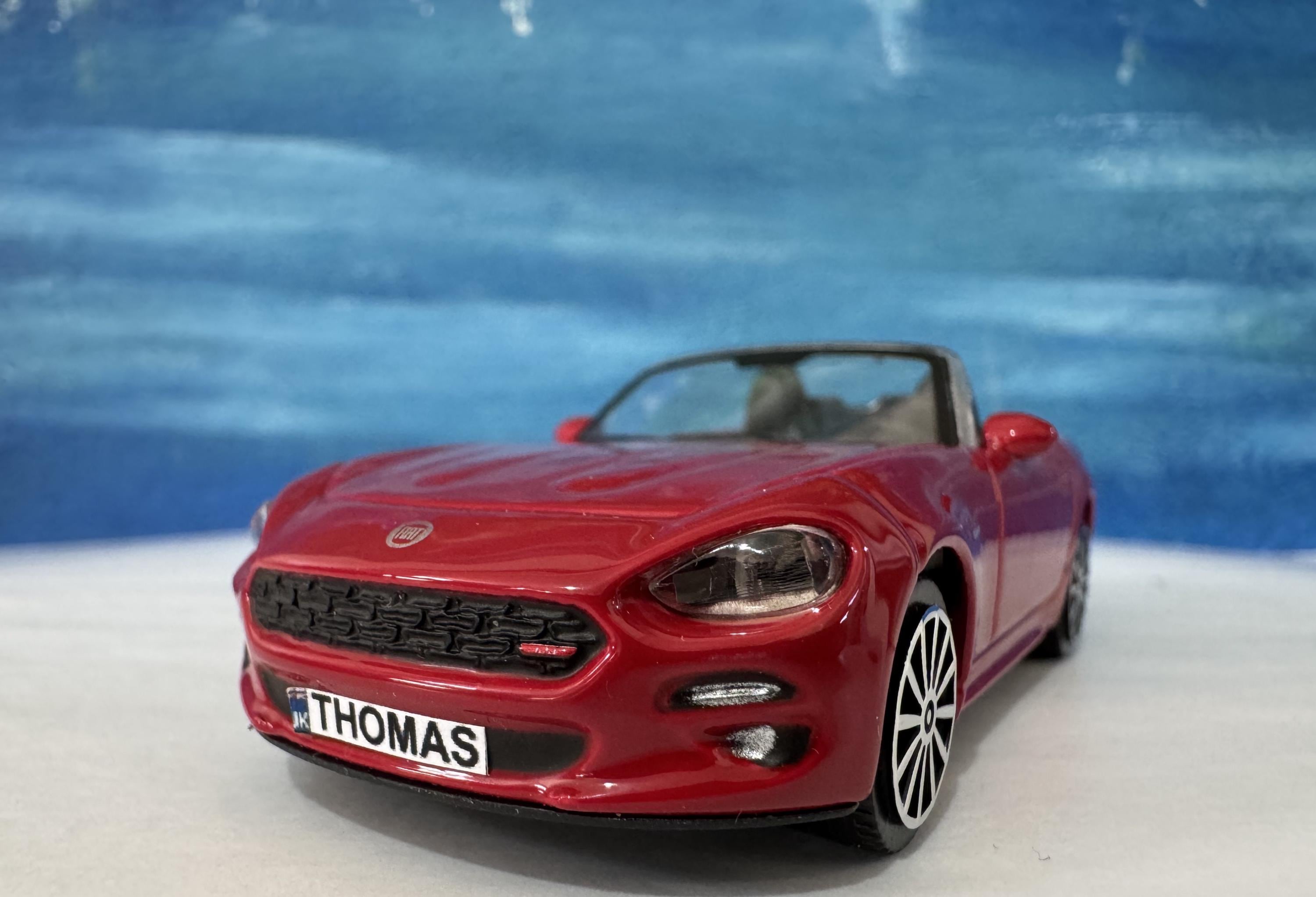 Fiat 124 Spider Model Toys - Etsy