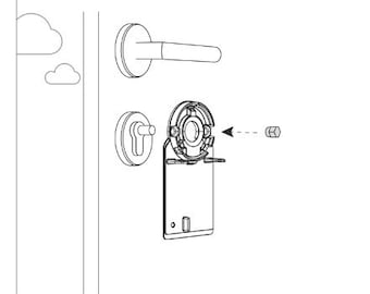 Adaptateur de bouton pour Nuki Smart Door 3.0 et 4.0