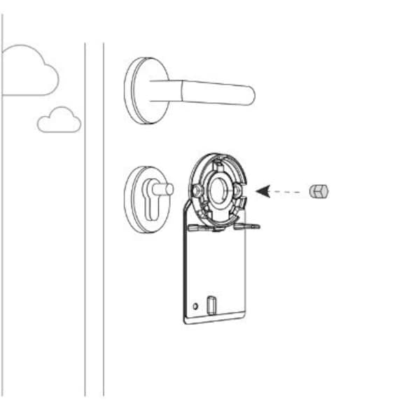 Knob adapter for Nuki  Smart Door 3.0 and 4.0