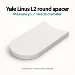 Yale Linus L2 Smart Lock Round 50, 52, 54, 56 Spacer Adapter Plate