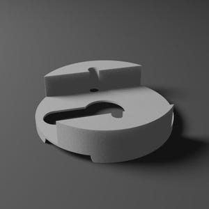 Nuki 5 Pro and 5 Ultra Universal Spacer Adapter Platte  long opening different Rosette extra support sides smart lock