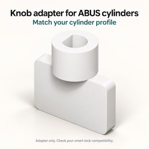 Adattatore per manopola SmartLock per cilindri ABUS – Adattatore per manopola per cilindri ABUS | Aggiornamento del sistema di accesso senza chiave
