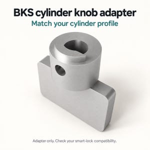 SmartLock-knopadapter voor BKS – Knopadapter voor BKS-cilinders | Upgrade voor sleutelloos toegangssysteem
