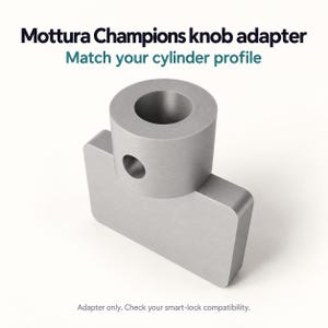 SmartLock Knob Adapter for Mottura Champions (MC) – Knob Adapter for Mottura Cylinders | Keyless Entry Upgrade