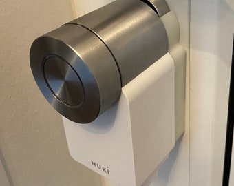 Universele afstandsadapterplaat voor Nuki Smart Locks 3 en Nuki Smart Locks 4 lange opening voor rozet 35 x 75 mm