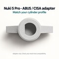 Nuki Smart Lock Knob Adapter 5 PRO - Compatible with ABUS and CISA Cylinders