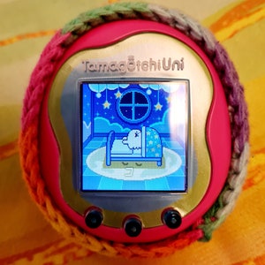 Custom Crochet Tamagotchi Case, Tamagotchi cover, Tamagotchi Crochet Case, Handmade Tamagotchi case, Tamagotchi Cover
