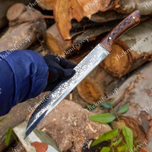 HandForged Seax Knife | PERSONALIZED Handmade Viking Knife | Gift For Men | Easter gift for him | Anniversary Gift | Birthday Gift