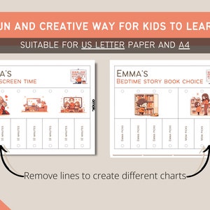 PACKAGE Cartes de routine quotidienne Tableaux à feuilles mobiles Programme visuel pour les enfants rythme quotidien Tableau des tâches ménagères Activité Montessori pour tout-petits MODIFIABLE image 9