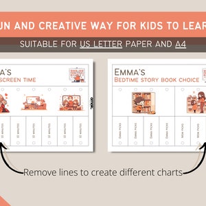 Tableau à feuilles mobiles Cartes de routine quotidienne pour enfants Rythme pour tout-petits Matin Soir Liste de contrôle visuelle de l'horaire Préscolaire Montessori Toile MODIFIABLE image 5