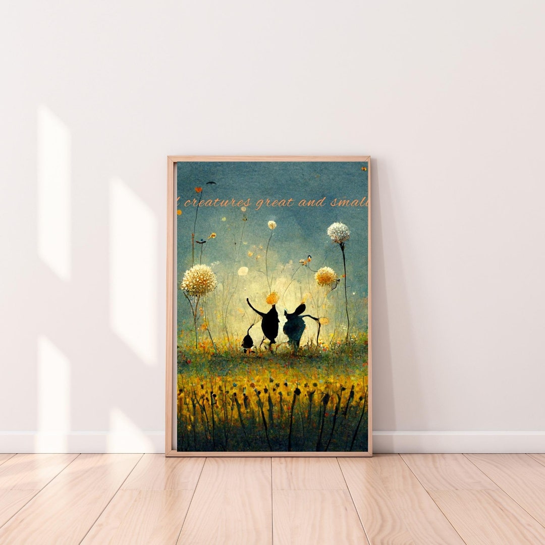 All Creatures Great and Small Art, Digital Download, Instant Download ...