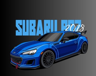 Personalisierte Auto Illustration: Personalisierte Auto Illustration (Digitaler Download)