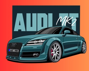 Personalisierte Auto Illustration: Personalisierte Auto Illustration (Digitaler Download)