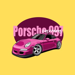 Digital Car Illustration, Custom Car Poster, Car Portrait, Car Art, Personalised Car Photo, Gift for men/car Lovers/Guy/Boyfriend/father/Bro