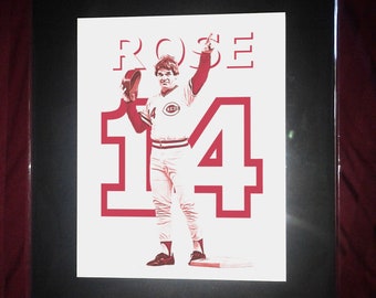 オリジナル ビンテージ ポスター ピート ローズ MLB シンシナティ