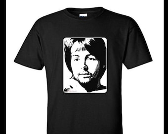 Paul McCartney Adult Black Crew Tshirt - Liverpool Classic Rock Music Legend - Band on the Road - UK -T1