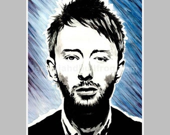 Karma Police - Alternative Rock Music Legend Thom Yorke (Radiohead) -- 13x19 Wall Art Poster / Print - uk - T1