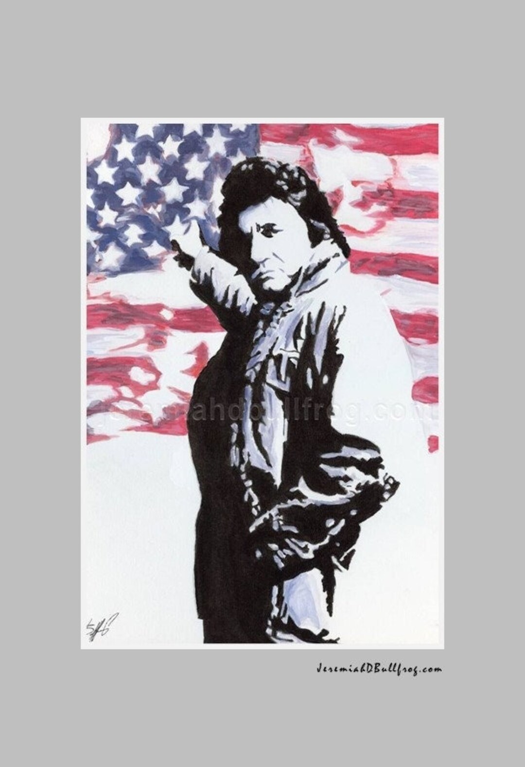 Man in Black - Johnny Cash -- 13x19 Original Wall Art Poster / Print ...