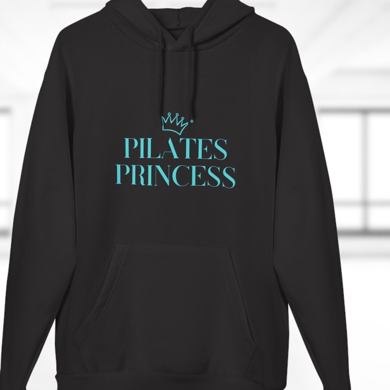 PILATES Princess Hoodie Princess Crown Pilates Gift Pilates Top Fitness ...