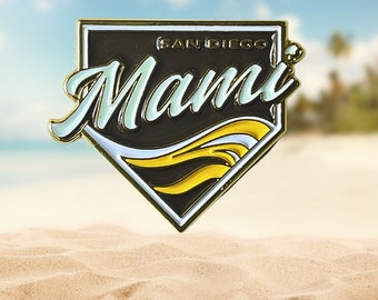 Mami Pin Enamel Pin (Brown & Yellow)