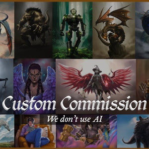 Fantasy Character Commission, Custom Commission, Dungeons and Dragons Character Portraits, Digital Character Commission, Custom DnD Portrait